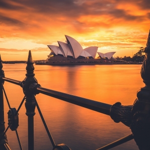 Australia-Tasmania-Sydney/Sydney-auringonlasku