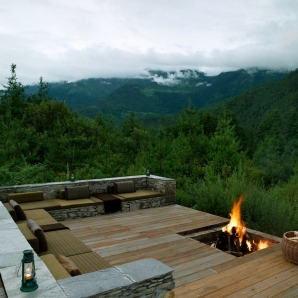 Bhutan-luksus/Paro-Bonfire-1