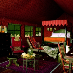 Botswana-luksus2/Double-tent-interior