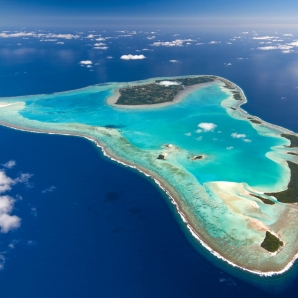 Valtiot/Uusi-Seelanti/Cookinsaaret/Rarotonga-Aitutaki/Aventura-Cookinsaaret-Aitutaki-Aerial-Shot